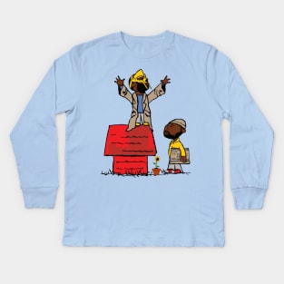 J. Dilla With Mf Doom Kids Long Sleeve T-Shirt